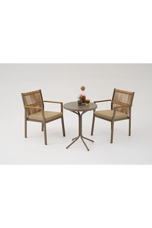 RAMS BAHÇE BALKON BİSTRO SET (2 SANDALYE 1 MASA)